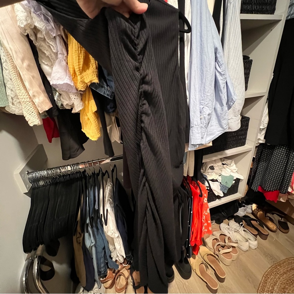 Reformation Mally Sleeves Rib Dress  (Plus Size) - Picture 4 of 8
